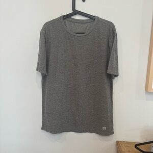 Vuori Ponto Performance short sleeve heather grey